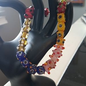 Murano beaded bracelet